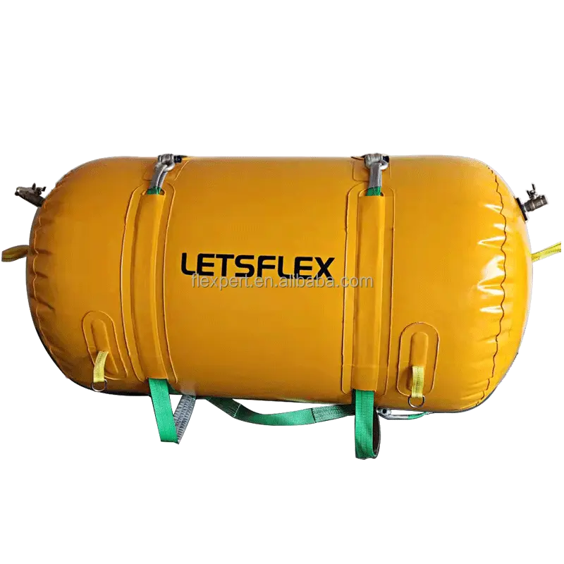 Sualtı hava taşımalı ing çantası özel şişme PVC deniz kurtarma sualtı hava taşımalı çanta ve silindir yüzdürme hava yastıkları