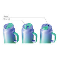 Nouveau design de gobelets isolés personnalisés Adventure Tasse Caffe en gros