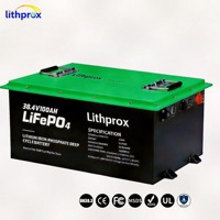 Batería LiFePO4 38.4V 100AH Grado A 6000 Ciclos Ciclo Profundo Almacenamiento Doméstico RS485 BMS Inteligente Terminal M8 CE RoHS IP67 OEM ODM