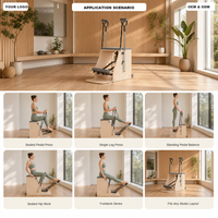 JOYFIT – Reformer Pilates en bois d'érable, prix bas, excellente qualité, pour une utilisation saine, service personnalisé, portable, garantie 5 ans