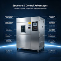 Chambre d'essai de choc thermique commutable avec analyse de courbe en temps réel, instrument d'essai d'impact thermique pour matériaux chimiques polymères