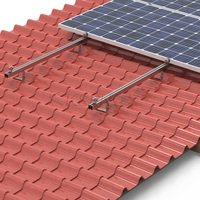 Système de montage photovoltaïque de tuiles solaires en aluminium, Structure de montage PV sur le toit