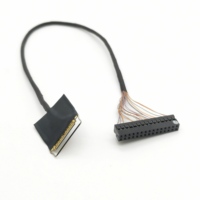 Câble d'affichage LCD LVDS 40Pin LED avec interfaces à deux canaux et 6 bits