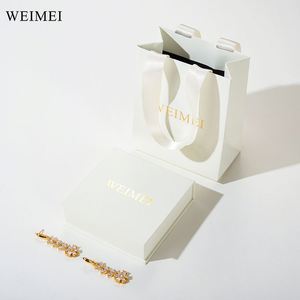 Custom Logo White Paper <b>Book</b> Shape Jewelry <b>Box</b> Eco-Friendly Custom Color Packaging for Earring and Necklace - Product Image 5