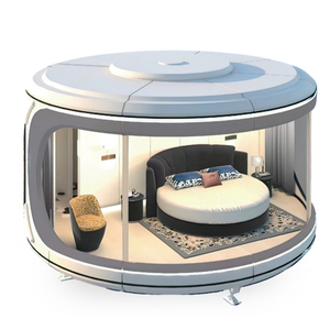 Capsula Abitativa Rotonda di Alta Qualità, Casa Modulare Futuristica, Capsula Intelligente per Dormire, Hotel Super Resistente e Stabile, Altre Case Prefabbricate - Product Image 1
