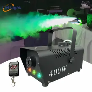 Télécommande petite machine à fumée mini machine à brumiser scène DJ disco LED RGB 400W/500W machine à brouillard pour fête de mariage