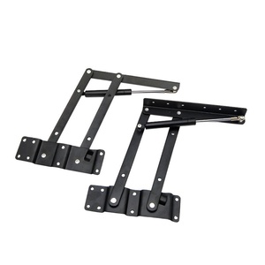 Mecanismo de elevación ajustable de acero contemporáneo para mesa de centro, con cierre suave y bisagra de resorte de gas, instalación de montaje frontal para sala de estar - Product Image 1