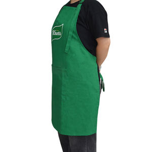 Tablier ajustable en coton sans manches avec poche avant, écologique et tendance, idéal pour la pâtisserie, la préparation alimentaire, les restaurants et les cafés - Product Image 4
