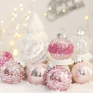 New <strong>Christmas</strong> <strong>Decorations</strong> <strong>Pink</strong> Premium PET Painted Plastic <strong>Christmas</strong> Ball Set <strong>Christmas</strong> Tree <strong>Decoration</strong> Balls - Product Image 3