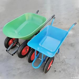 Fournisseur chinois <span class=keywords><strong>de</strong></span> brouettes <span class=keywords><strong>en</strong></span> acier robuste, à propulsion manuelle, à une ou trois roues, pour la construction et le jardin - Product Image 6