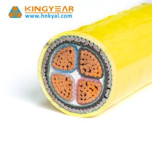 Câble d'alimentation industriel souterrain de haute qualité SWA, conducteur en cuivre toronné, blindage en fil d'acier, isolation XLPE/PVC, modèle Nxy - Product Image 6