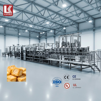 Ligne de friture industrielle continue pour tofu soufflé, machine automatique de fabrication de tofu soufflé frit