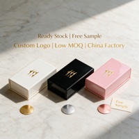 Boîte cadeau en carton personnalisée OEM en forme de livre, estampillée à chaud or, pelliculage brillant, emballage de luxe pour bijoux et cosmétiques
