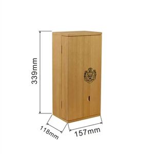 DS Cheap Price Handmade Customized Single Bottle Packaging <b>Wooden</b> Rectangle <b>Wine</b> Gift <b>Box</b> for Craft Storage Wholesale - Product Image 5