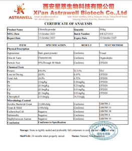 Astrawell Klorela Tozu Yüksek Proteinli Vitaminler Açısından Zengin Toptan Fiyatlı Klorela Vulgaris Tozu - Product Image 2