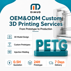 Servicio de Impresión 3D en PETG, Prototipo Personalizado Resistente a Químicos, Material Transparente, FDM, Piezas Mecánicas Industriales - Product Image 1