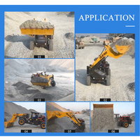 SQMG Wheel Loader Paling Ekonomis Mesin CE EPA EURO V Kapasitas 2000kg Pemuat Depan dengan Bucket, Kabin, Atap, dan Berbagai Aksesoris