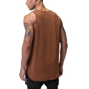 Gym Fitness Wear Stringer <b>Singlet</b> High Quality Wholesale Sleeveless <b>Men</b> Cotton Training Tank Top - Product Image 6