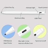 Crayon iPad haute précision pour dessiner des stylets actifs à pointe fine de 1.0mm pour Apple iPad 2018 2019