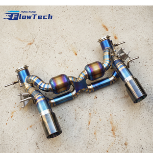 ระบบท่อไอเสียประสิทธิภาพสูงสำหรับมาเซราติ MC20 3.0T ไทเทเนียมแบบ Catback พร้อมท่อเก็บเสียงและวาล์ว - Product Image 1