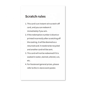 การ์ดเชียร์ส์อ็อกโทเบอร์เฟสต์ เกมการ์ดขูดรางวัล การ์ดขูดพิมพ์ดิจิทัล ตัวอย่างการออกแบบตั๋วขูด ตัวอย่างการ์ดขูด - Product Image 3