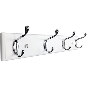 Wholesale Solid Pattern Multifunctional Kitchen Bathroom <b>Hooks</b> Self-Adhesive Wall Hanger with Crystal Row <b>Rail</b> - Product Image 3