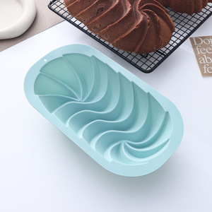 Moule à gâteau en silicone en spirale, 1 pièce, ustensile de pâtisserie pour la fabrication de gâteaux - Product Image 1