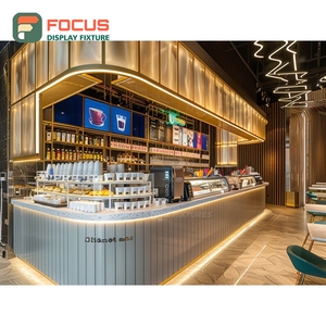 Contemporary Coffee Display Rack Syrup Bottle Shelf Matte Black Cafe Product Display Rack - Product Image 1