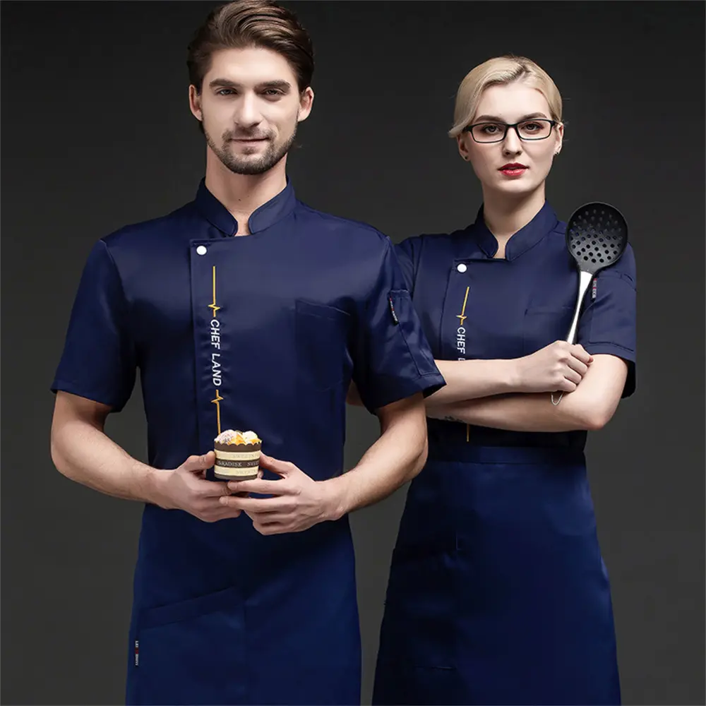 Stile cinese logo gratuito pantaloni da chef per gli uomini uniforme da chef