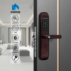 Guangdong WINFREE Portão Fechadura TTLock Bluetooth Móvel Inteligente Fechadura Da Porta Para Airbnb Projeto Apartamento Condomínio