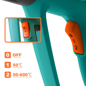 Pistolet à air chaud réglable Power Action HG2000V 2000W 2 NIVEAUX - Product Image 3