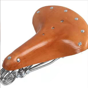 Véritable peau de vache éléphant tronc printemps rétro VTT peau de vache coussin de siège Style <span class=keywords><strong>ancien</strong></span> <span class=keywords><strong>accessoires</strong></span> de vélo - Product Image 2