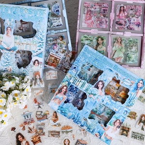 100pieces PET Waterproof Self-adhesive Die-cut <strong>Sticker</strong> Box <strong>for</strong> Crafts Scrapbooking Supplies Junk <strong>Journals</strong> - Product Image 3