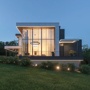 Maison préfabriquée CE 40 pieds à ossature acier, 2-3 chambres, isolation et protection thermique avec valeur U spécifique à faible consommation d'énergie - Product Image 1