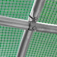 Serre tunnel de 3x2x2m en gros avec structure en acier galvanisé et couverture en PE résistant aux UV