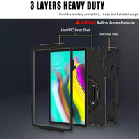 360 Rotation étanche dur antichoc enfants étui pour tablette pour Ipad pour Samsung Tab S5e 10.5 T720
