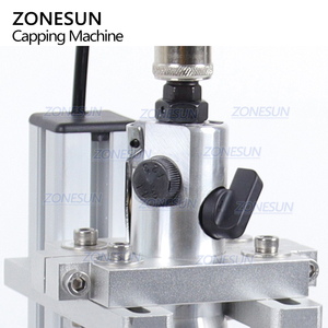 ZONESUN ZS-XGPZ1 Máy Đóng Nắp Chai Nhựa Để Bàn Bằng Khí Nén Hoàn Toàn Bán Tự Động Cho Nắp Chai 10-50MM - Product Image 3