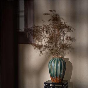 Vase à fleurs artisanal de Jingdezhen, style <span class=keywords><strong>peinture</strong></span> à l'huile, en forme de citrouille, pour la décoration de la maison - Product Image 1