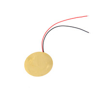 Piezo Céramique Élément Sondeur Capteur Déclencheur Tambour Disque Fil Soudure 10 12 15 18 20 21 27 35 50mm Piézoélectrique Buzzer Cuivre