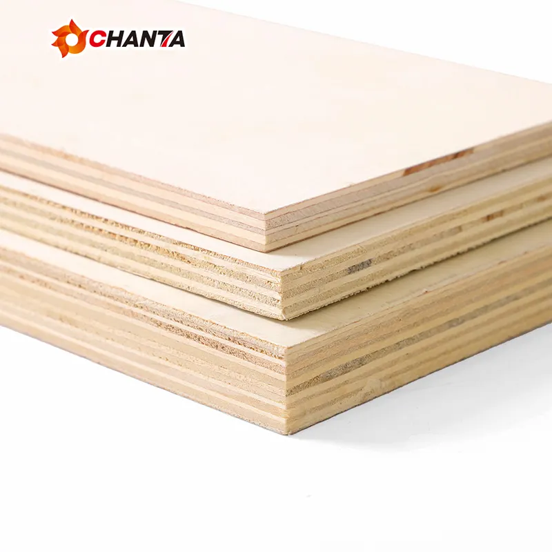 Nhà Sản Xuất Chuyên Nghiệp Chống Thấm Poplar Ván Ép 18Mm Trắng Chất Lượng Cao Ply Gỗ