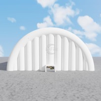 Tente de stockage gonflable en PVC AM AMT001, dôme, quatre saisons, double couche, imperméable, coupe-vent, portable, entrepôt, chapiteau