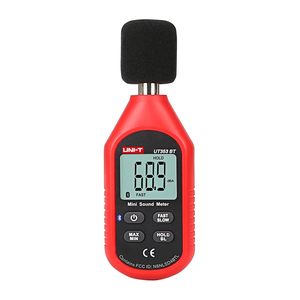 UNI-T UT353BT เครื่องวัดระดับเสียงดิจิตอล 30-130dB เครื่องมือวัดระดับเสียงรบกวน <span class=keywords><strong>IOS</strong></span>/แอพแอนดรอยด์ จอ LCD มีไฟแบ็คไลท์ ฟังก์ชั่นเก็บข้อมูลเร็ว/ช้า - Product Image 2