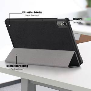 Nouvel aimant mince à trois volets Folio support tablette étui en cuir pour <span class=keywords><strong>Lenovo</strong></span> Tab <span class=keywords><strong>P11</strong></span> <span class=keywords><strong>2nd</strong></span> <span class=keywords><strong>Gen</strong></span> 11.5 TB-350 - Product Image 3