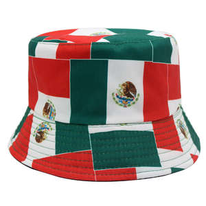 Chapeau seau décontracté pour voyage en plein air été adulte pêcheur chapeaux seau personnalisés chapeaux seau drapeau national des caraïbes - Product Image 6