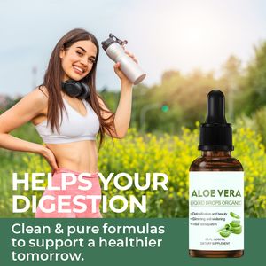 Olli Oem Natuurlijk Supplement Halal Aloë Vera Extract Vloeibare Afslanking 60Ml Aloë Vera Druppels - Product Image 5