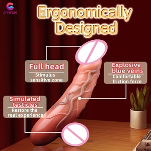 Vibrador Realista FAAK, Dildo Grande, Masturbador Femenino, Estimulador de Punto G, Silicona, 10 Modos de Vibración Anal, Juguetes Sexuales Eróticos para Mujeres - Product Image 3