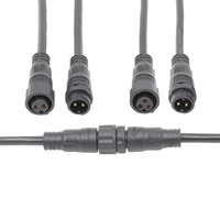 Élevage de bétail éclairage faisceau de câbles d'alimentation cc moulé 2PIN amarrage rapide mâle femelle connecteur de câble IP65 prise étanche M16