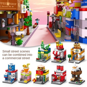 Bloques de Construcción de Plástico ABS para Niños, Bloques Pequeños de Construcción de Ciudades, Modelo de Bloques de Construcción, Compatible con <span class=keywords><strong>Rompecabezas</strong></span>, Ensamblaje de Construcción - Product Image 3