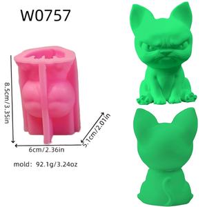 Moule à ornements décoratifs pour bricolage fait à la main W0757 Outils de bureau en silicone pour la fabrication de bougies et accessoires de bar - Product Image 1