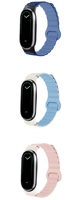Bracelet de montre magnétique en silicone, fermoir tête bicolore, souple et durable, étanche, Xiaomi Xiao Mi, bracelet de montre intelligente 8 pour homme et femme